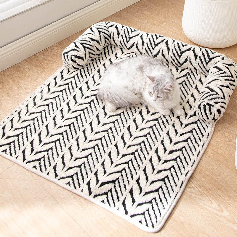 Plush Thick Non-Slip Sofa Pet Mat