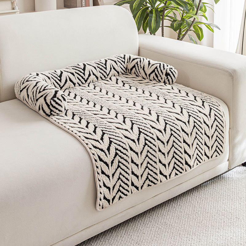 Plush Thick Non-Slip Sofa Pet Mat
