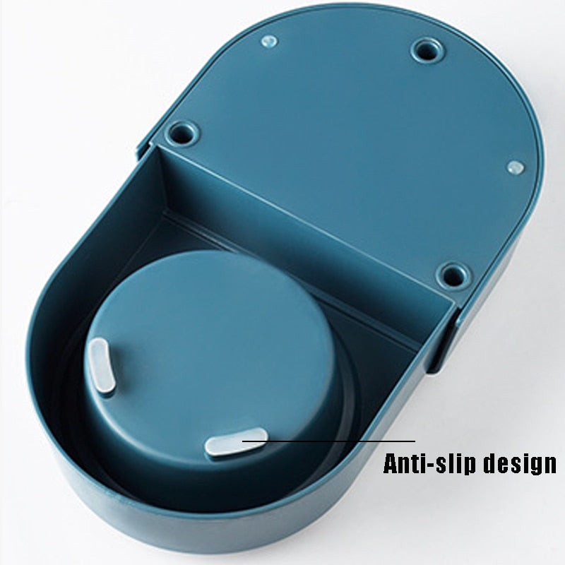 Dogs Cats Bowl and Drinking Fountains with Automatic Water Outlet Anti-overturning