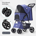Lightweight folding pet stroller