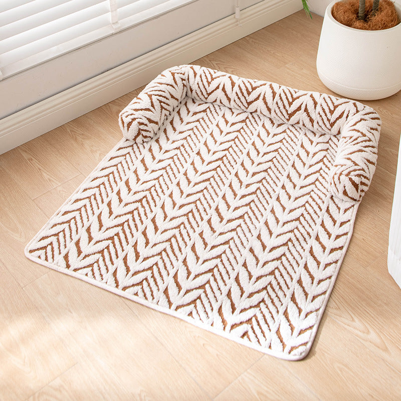 Plush Thick Non-Slip Sofa Pet Mat